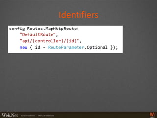 Identifiers
 