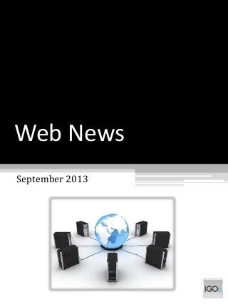 Web News
September 2013
 