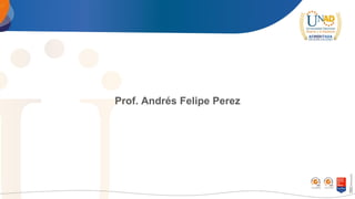 Prof. Andrés Felipe Perez
 