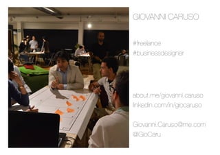 GIOVANNI CARUSO


#freelance
#businessdesigner




about.me/giovanni.caruso
linkedin.com/in/giocaruso

Giovanni.Caruso@me.com
@GioCaru
 