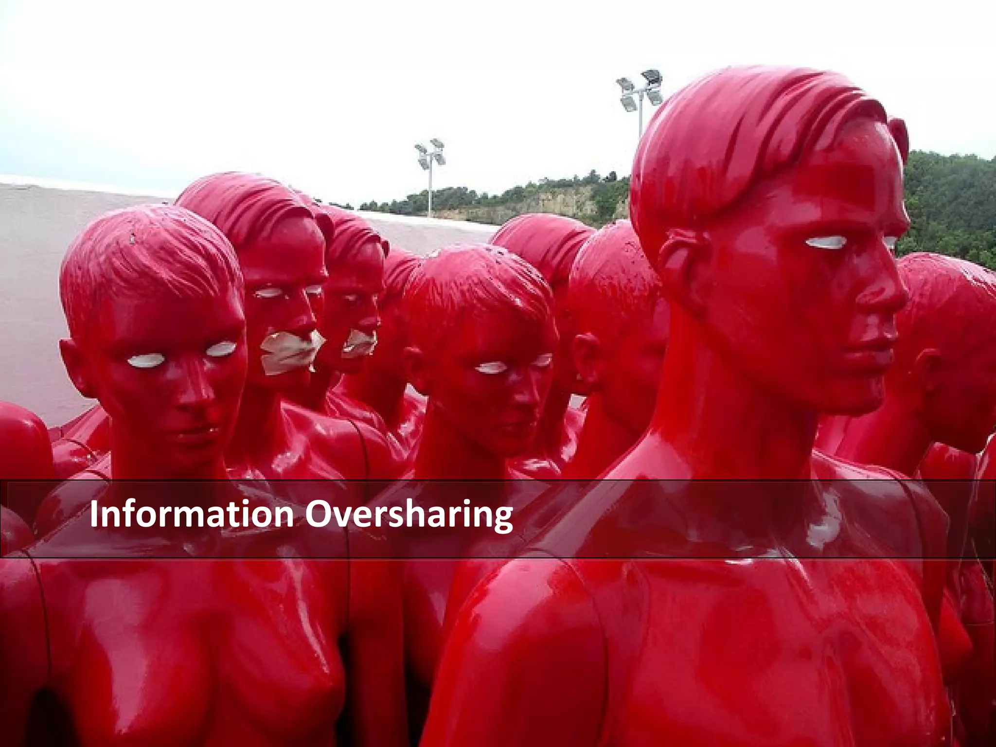 Information Oversharing
 