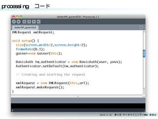processing  コード 