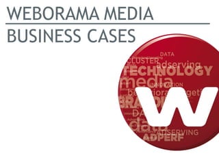 WEBORAMA MEDIA
BUSINESS CASES
 