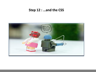 Step 12 : …and the CSS
 
