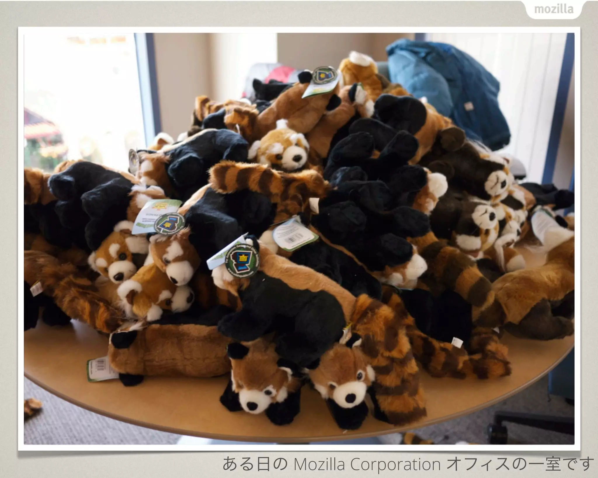 ある日の Mozilla Corporation オフィスの一室です
 