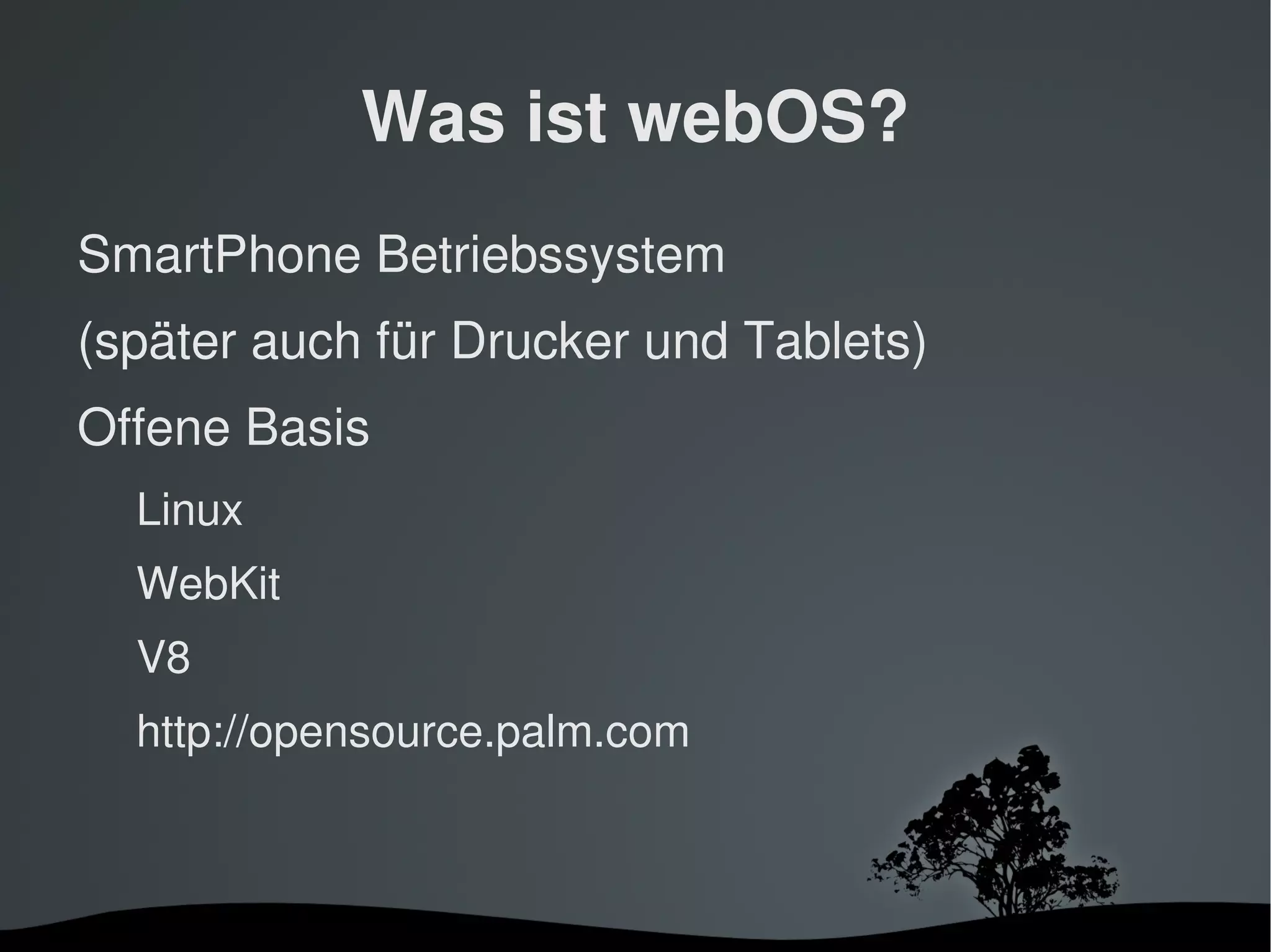 Wie sieht eine Applikation aus? 