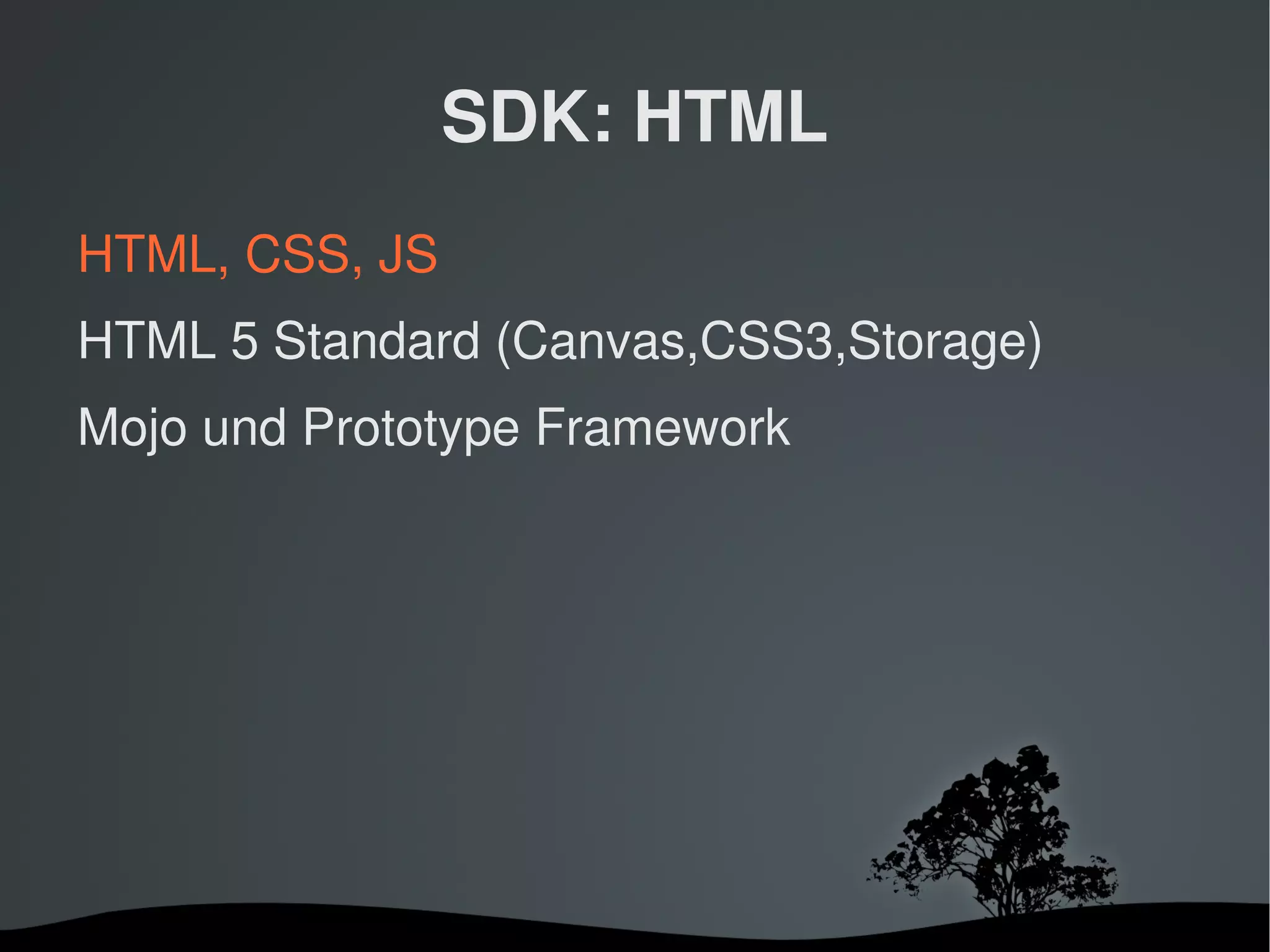 Framework und Service APIs 