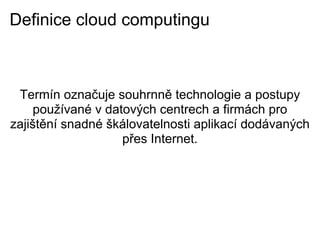 Webove Aplikace Pro Cloud Computing