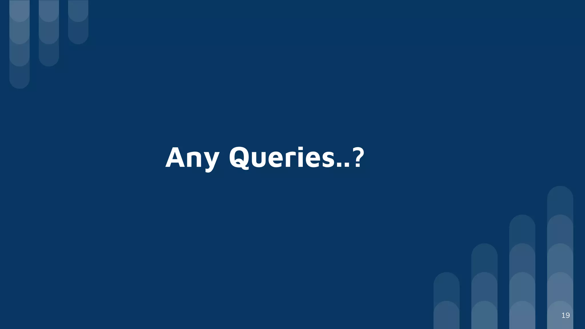 Any Queries..?
19
 