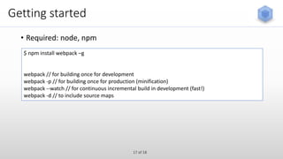 Webpack Introduction | PPT