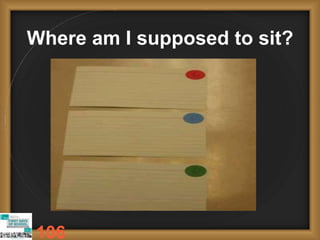 106
Where am I supposed to sit?
 