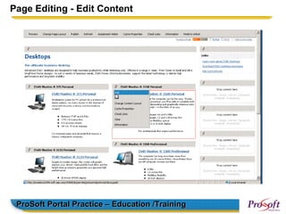 Page Editing - Edit Content




 ProSoft Portal Practice – Education /Training
 