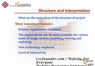 Structure and Interpretation
What are the main ideas of the structure of project
Most important features
Primary organizat...