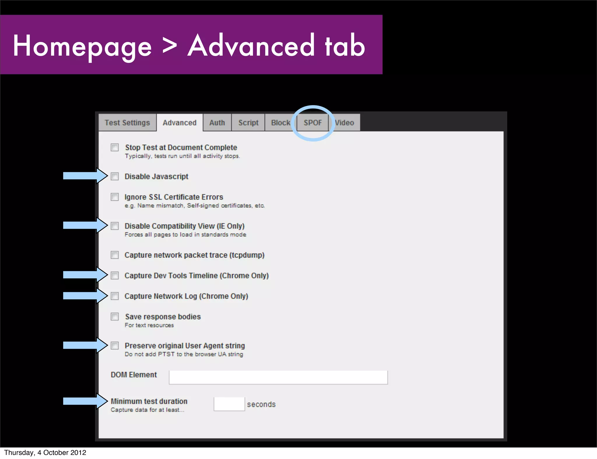 Homepage > Advanced tab




Thursday, 4 October 2012
 