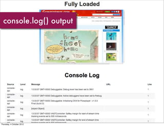 console.log() output




Thursday, 4 October 2012
 