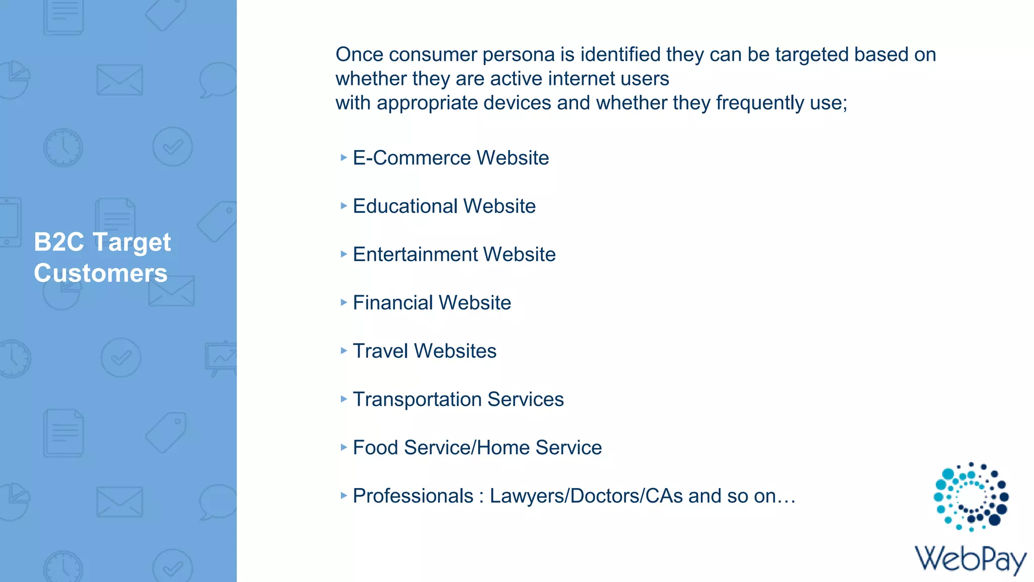 Webpay payment gateway business plan ppt