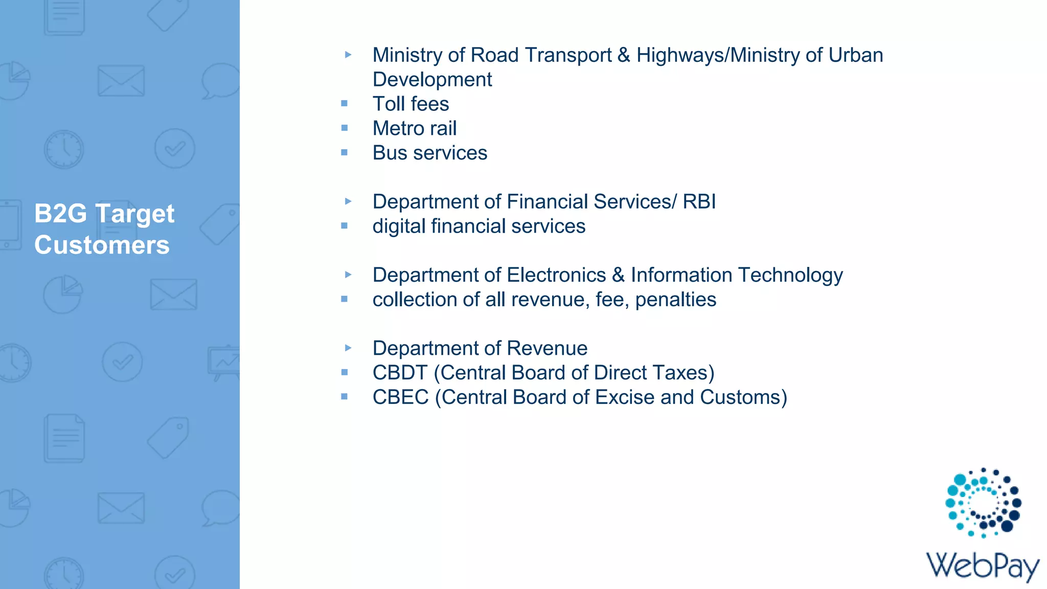 Webpay payment gateway business plan ppt