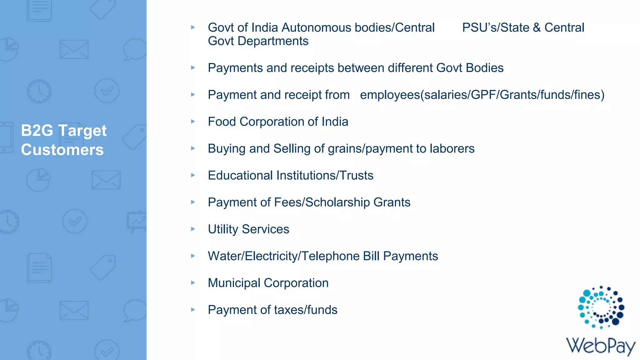 Webpay payment gateway business plan ppt