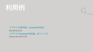  
֥饤(Fа档Customerδ) 
https://librize.com/ja 
֥饤(Customer档δ`) 
(ݺߣShareURLǹ_) 
 