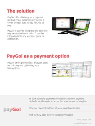 Start Accepting Payments By Webpay