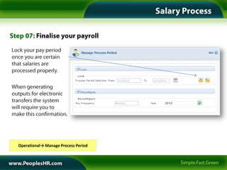 Operational→ Manage Process Period
 