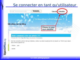 Se connecter en tant qu'utilisateur Cliquez ici pour vous identifier 