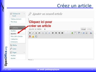 Créez un article 