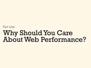 Web Performance & You