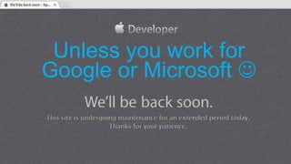 Unless you work for 
Google or Microsoft  
9 @Dynatrace 
 