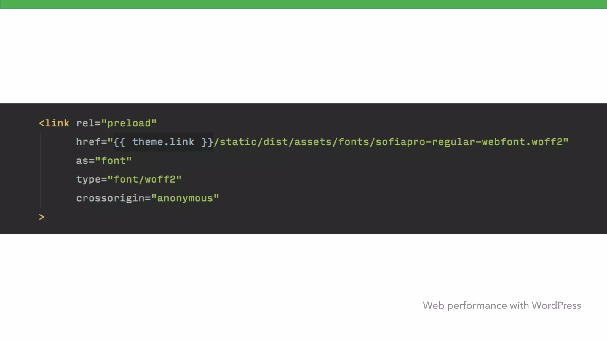 Web performance with WordPress 