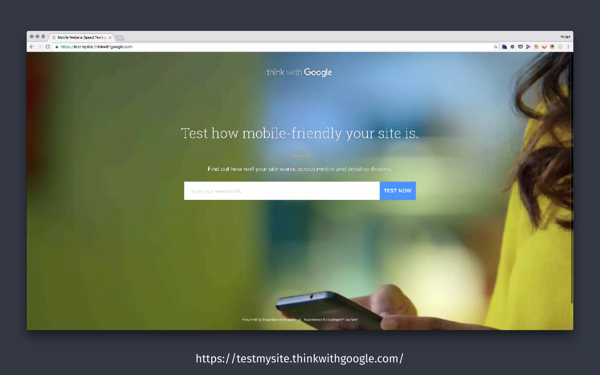 https://testmysite.thinkwithgoogle.com/
 