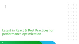 Web Performance & Latest in React | PPTX