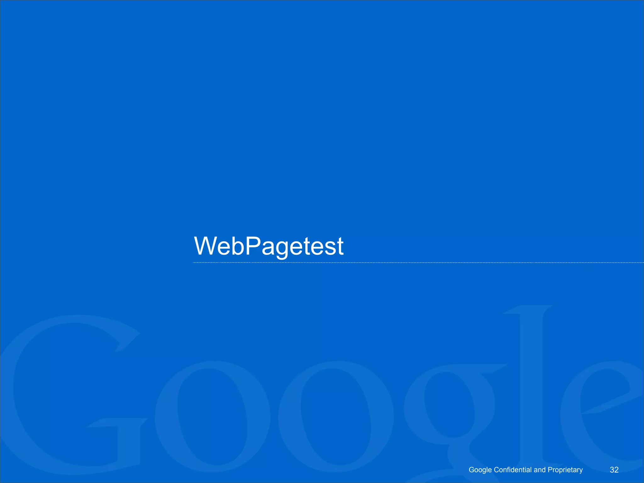 WebPagetest 