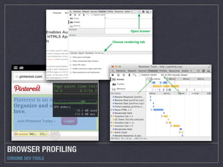 BROWSER PROFILING
CHROME DEV TOOLS