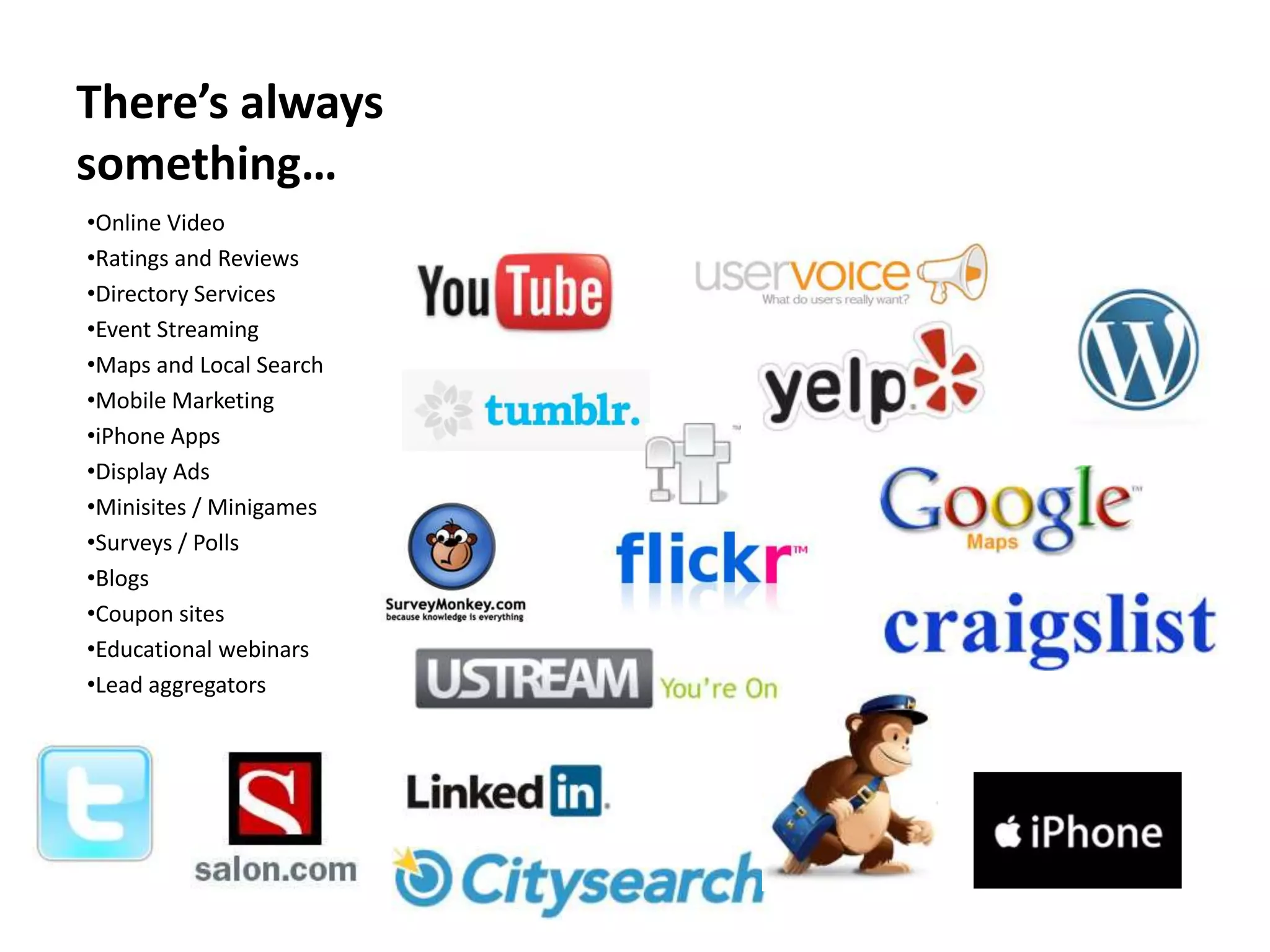 There’s always something…Online Video