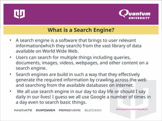 Understanding the Technology Behind Search Engines: History ...