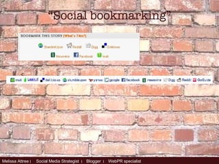 “ Social bookmarking” 