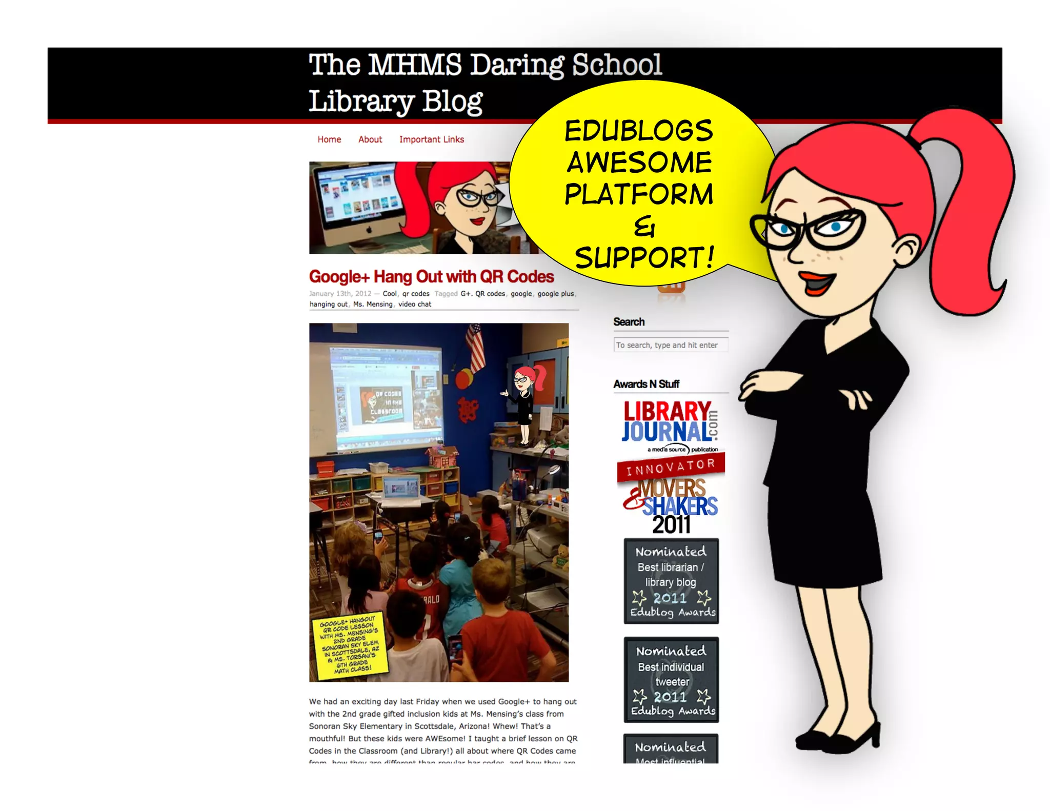 Edublogs
  “not
 likely”
Blocked!
 