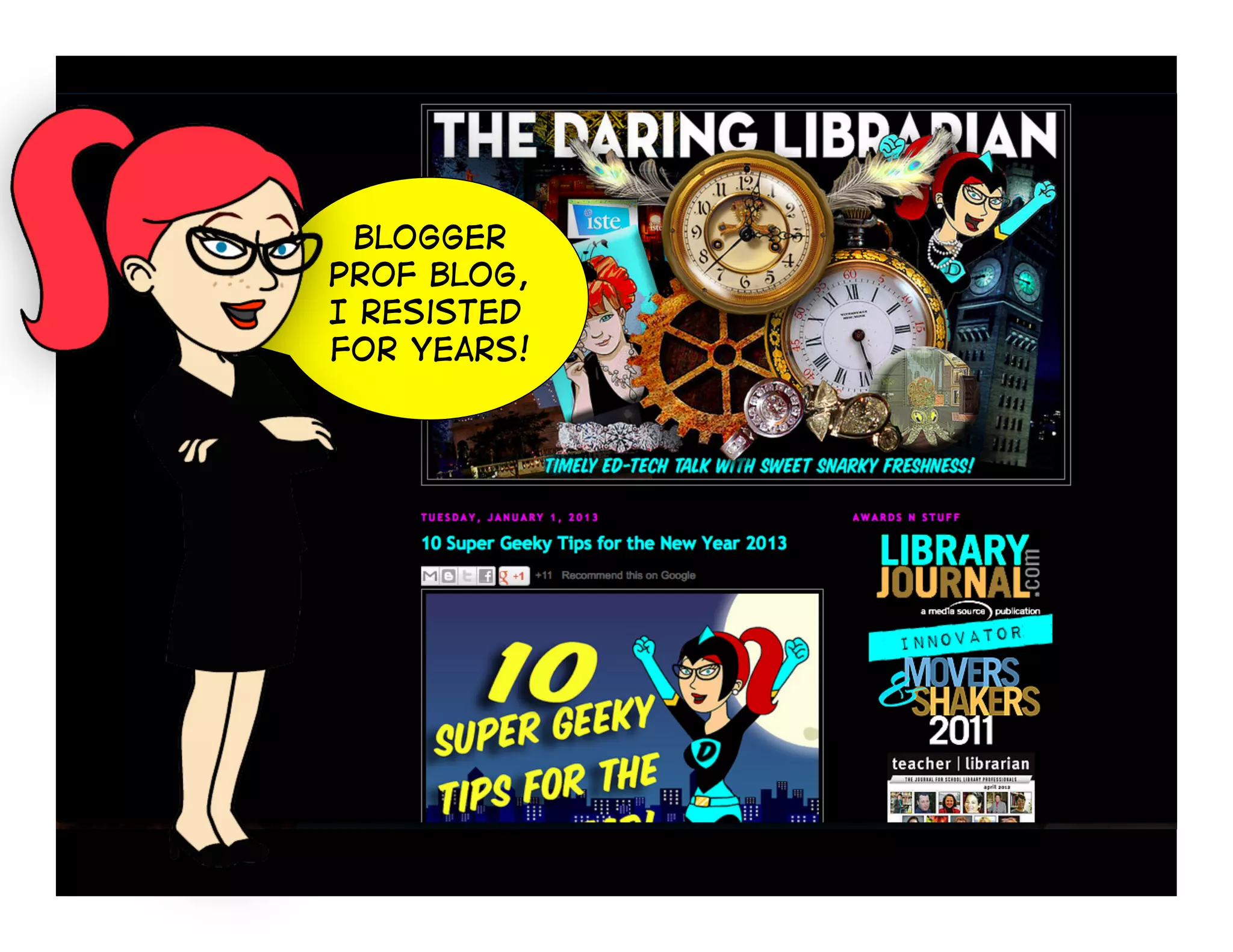 With a
 personal &
Professional
   Blog!
 