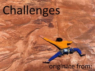 Challenges



        originate from:
 