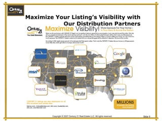 Maximize Your Listing’s Visibility with Our Distribution Partners 