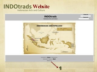 1 INDOtrads Indonesian Arts and Culture Website 