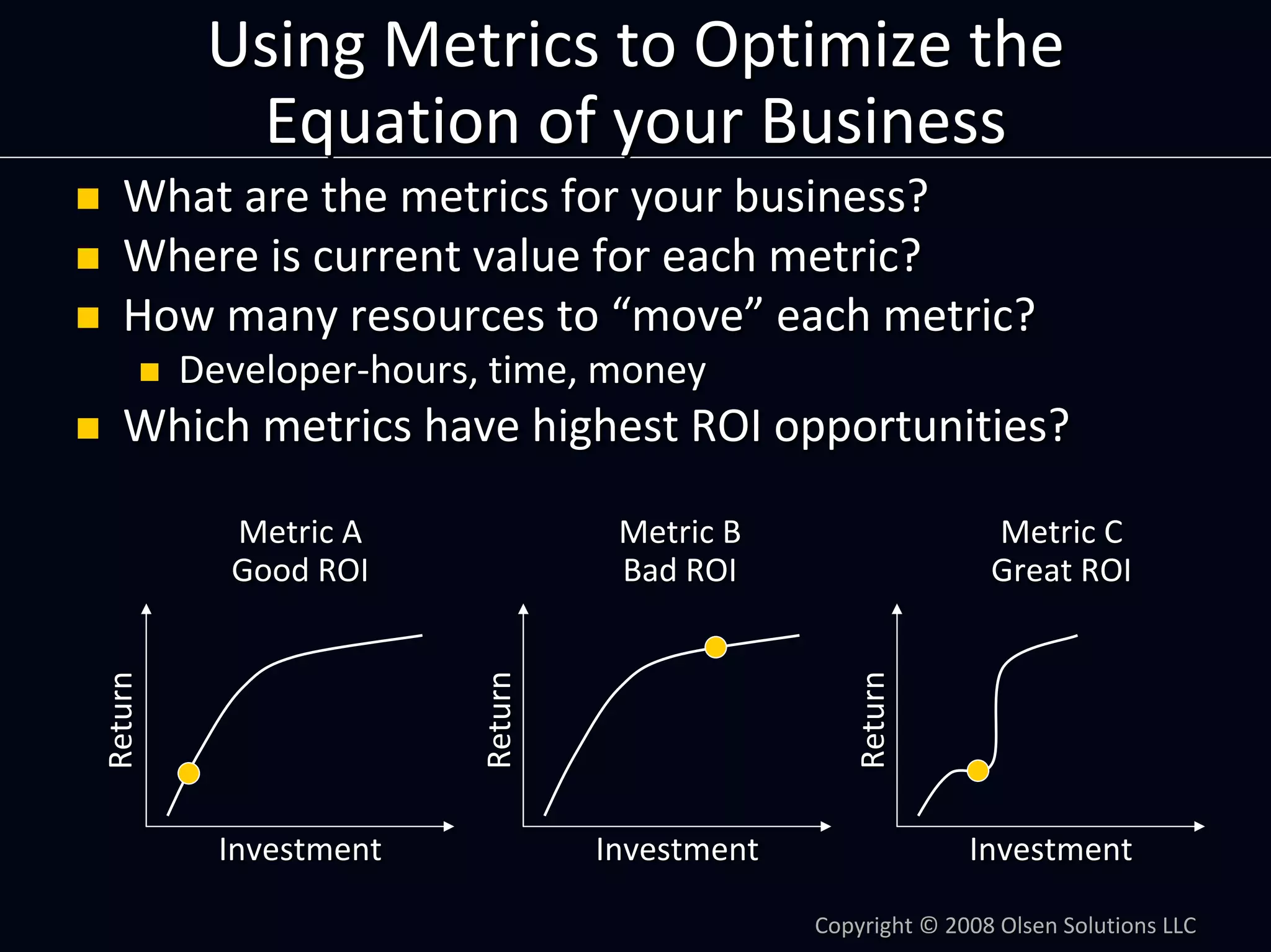 Product Management by Numbers: Using Metrics To Optimize Your Product by Dan Olsen