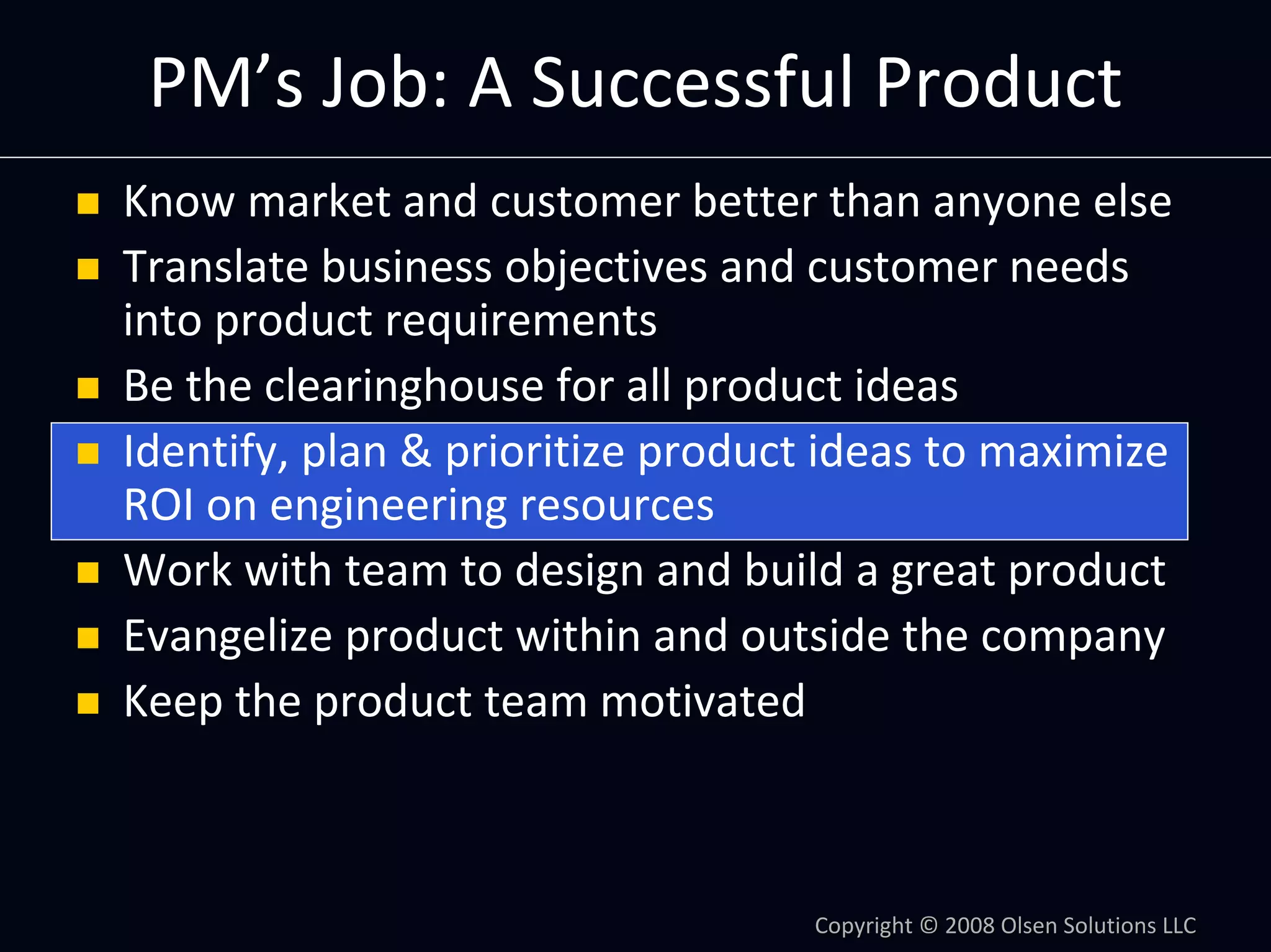 Product Management by Numbers: Using Metrics To Optimize Your Product by Dan Olsen