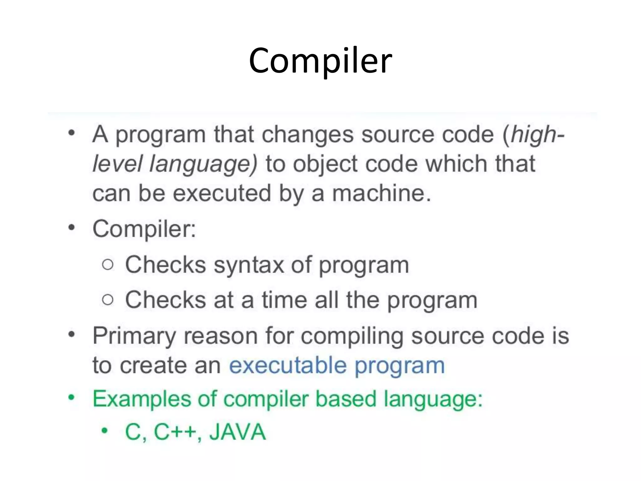 Compiler 