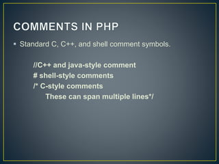 Web programming | PPT