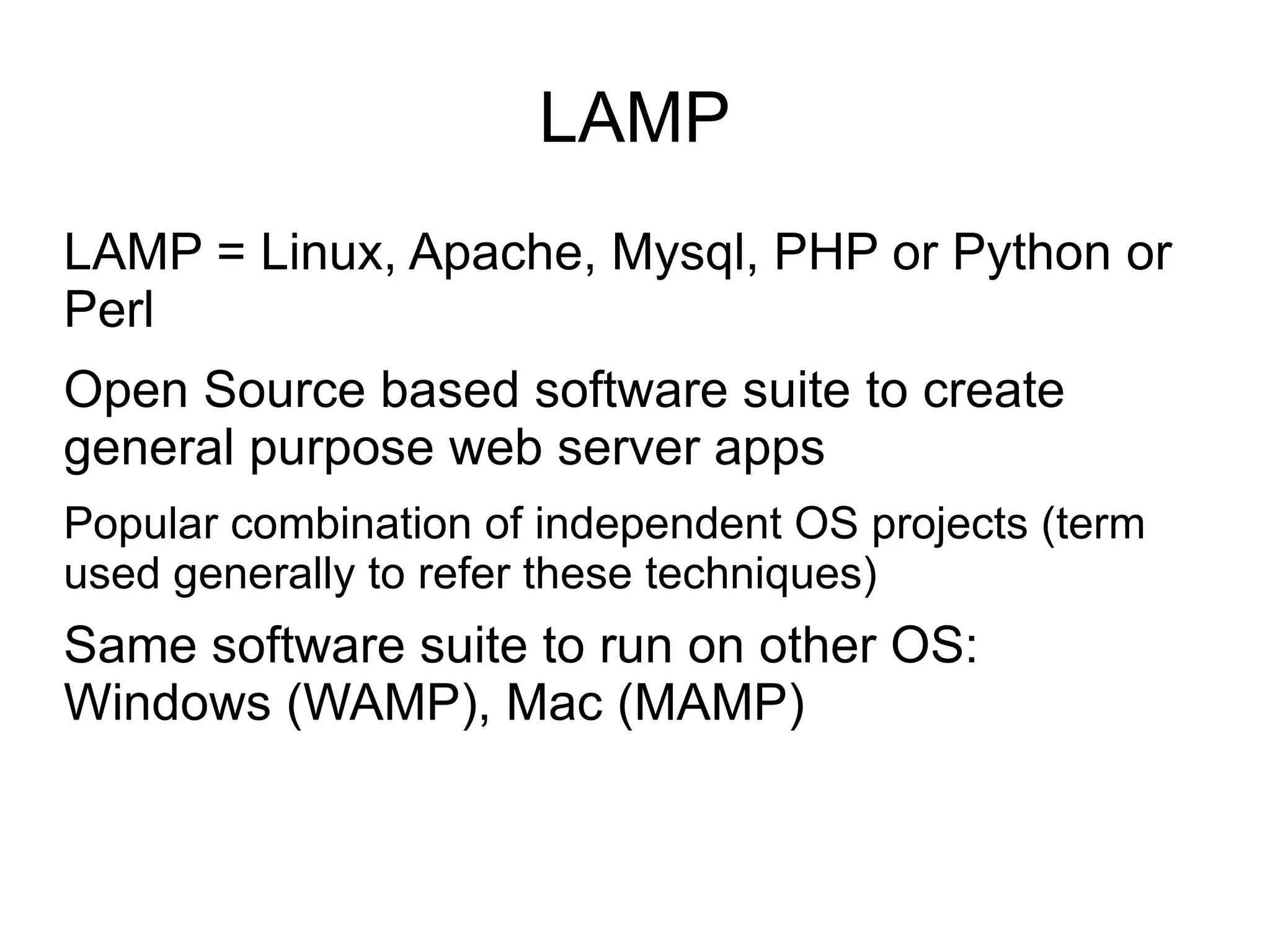 TCP/IP based application layer's protocols DHCP: Dynamic Host Configuration Protocol 