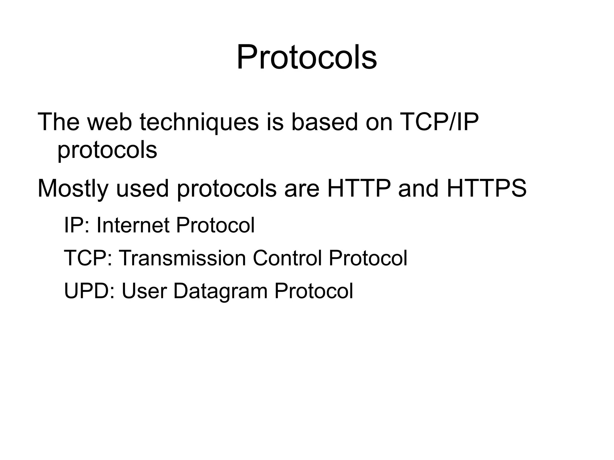 Protocols 
