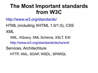 Developed 1990 by Tim Berners-Lee two major versions: HTTP/1.0  that uses a separate connection for every document 