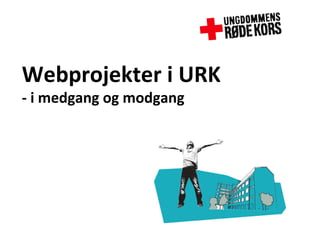 Webprojekter i URK - i medgang og modgang 